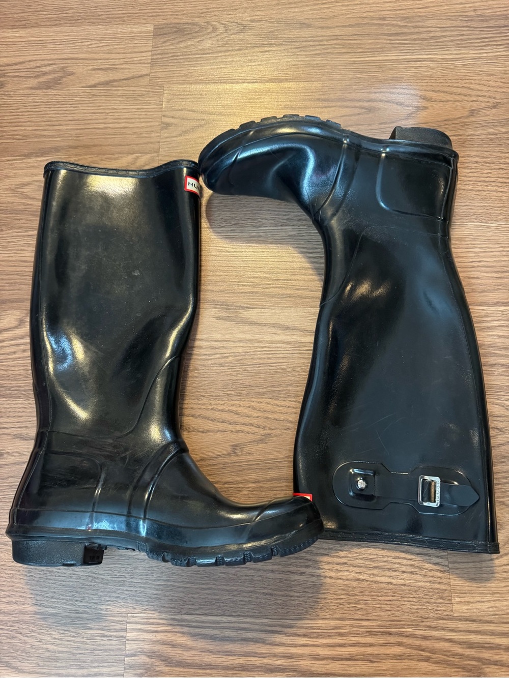 Hunter Tall Gloss Boots Unisex READ DESCRIPTION